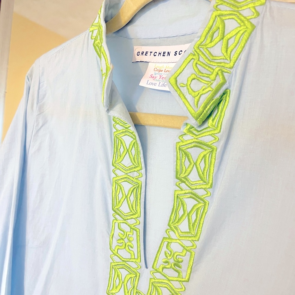 Gretchen Scott Embroidered Caftan Dress